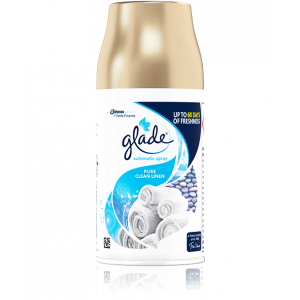 GLADE CLEAN LINEN AUTOMATIC REFILL SPRAY LASTS UP TO 60 DAYS 269 ML